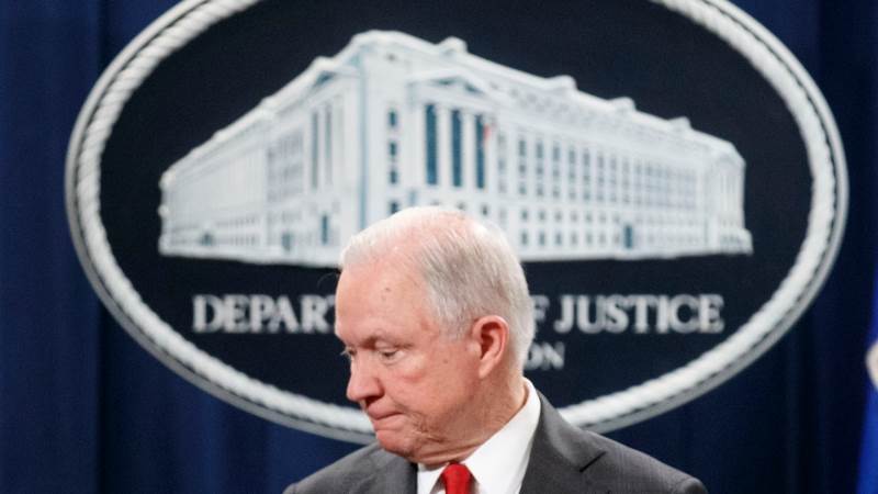 Trump says Attorney General Jeff Sessions steps down