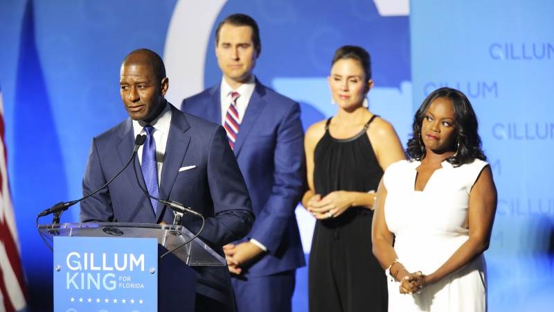 Gillum's campaign hints at recount in FL governor race