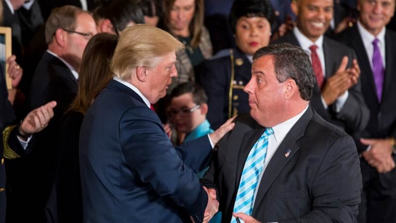 Trump considers former NJ Gov. Christie for attorney general