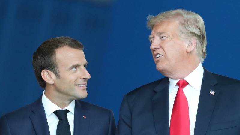 Trump slams Macron over EU army remarks