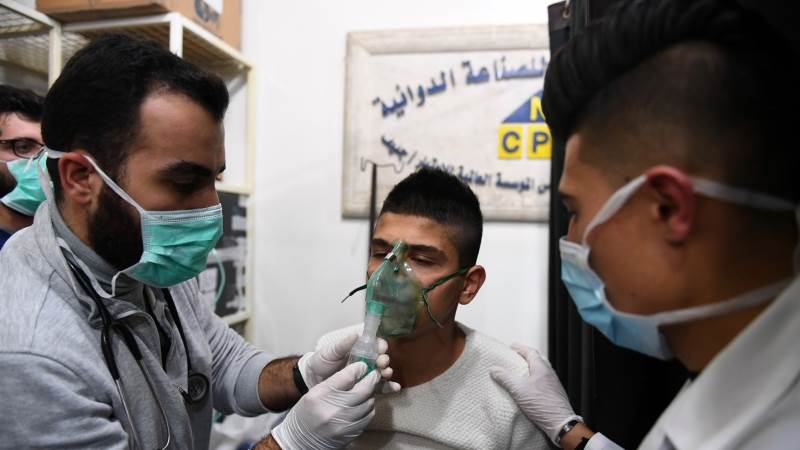 Russia says Aleppo shells were filled with chlorine