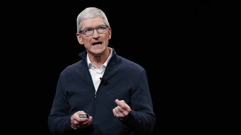 Cook dismisses worries over Apple after lowering guidance