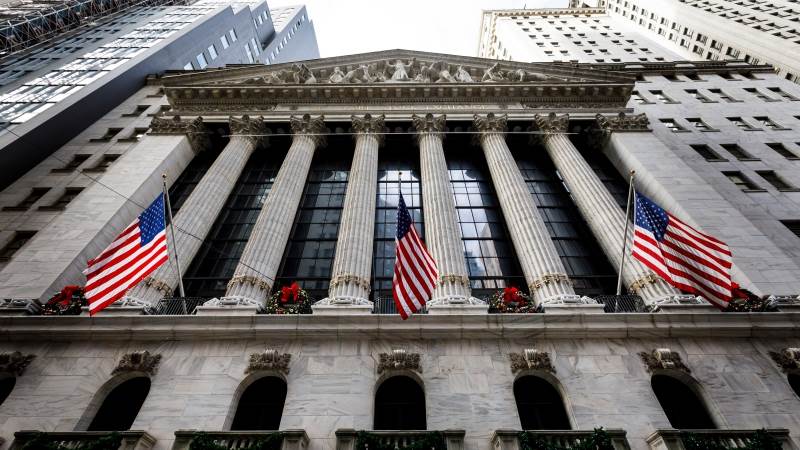 US markets open in the red on shutdown unease