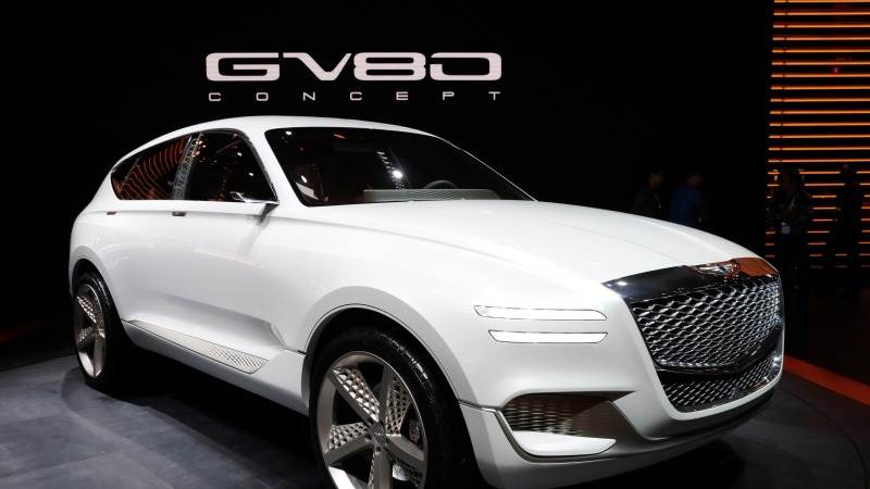 Hyundai Motor's Genesis GV80 SUV delivery was postponed due to the eng...