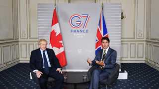 Johnson, Trudeau vow to up efforts on UK-Canada trade deal