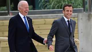 Macron agrees US is back with Biden as president