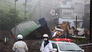 Mudslides in Japan leave 2 people with no life signs, 20 missing