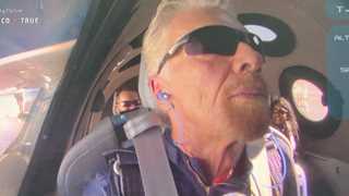 Virgin Galactic launches Richard Branson into space