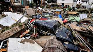 Merkel ‘shocked’ by floods, death toll up to 20