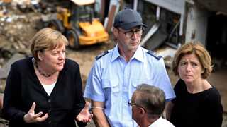 Merkel: Devastation from the floods ‘shocking’