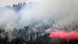 Forest fire breaks out near Jerusalem