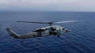 US Navy helicopter crashes into sea in CA