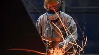 Industrial production in China rises 5.3% in August