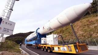 S. Korea launches first domestic space rocket