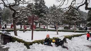 China issues orange alert for snowstorms