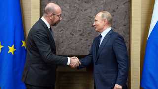 Putin, Michel talk Ukraine, migrants