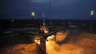 Billionaire Maezawa heads to ISS in Russian spacecraft