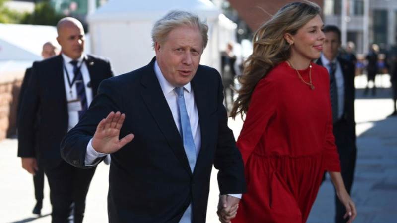 UK’s Johnson gets second child with wife Carrie