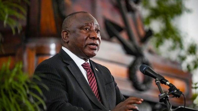 South African president tests positive for COVID