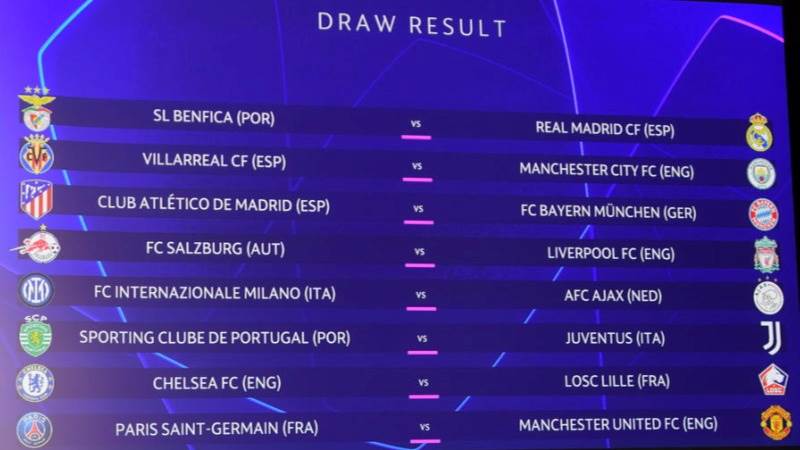 PSG to face Man Utd, Bayern draws Atletico in Champions League