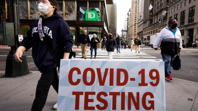 New York reports record 21,027 COVID-19 cases