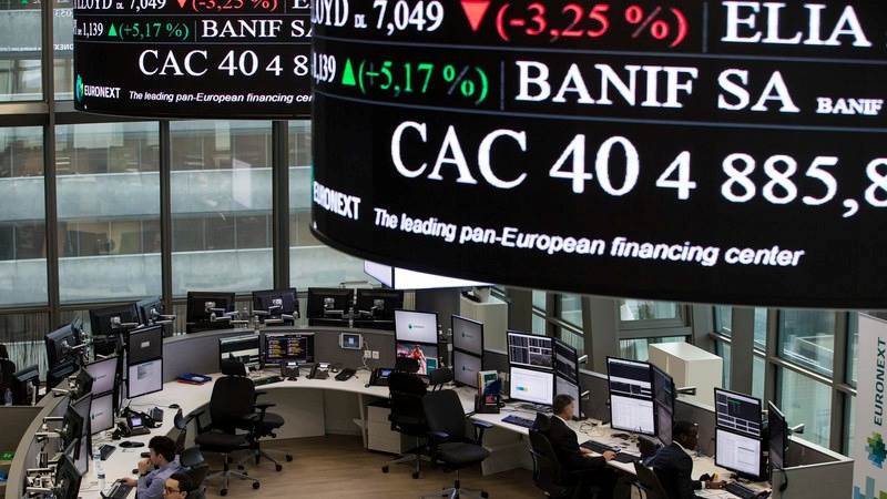 Europe mostly lower premarket with euro, Ukraine in focus