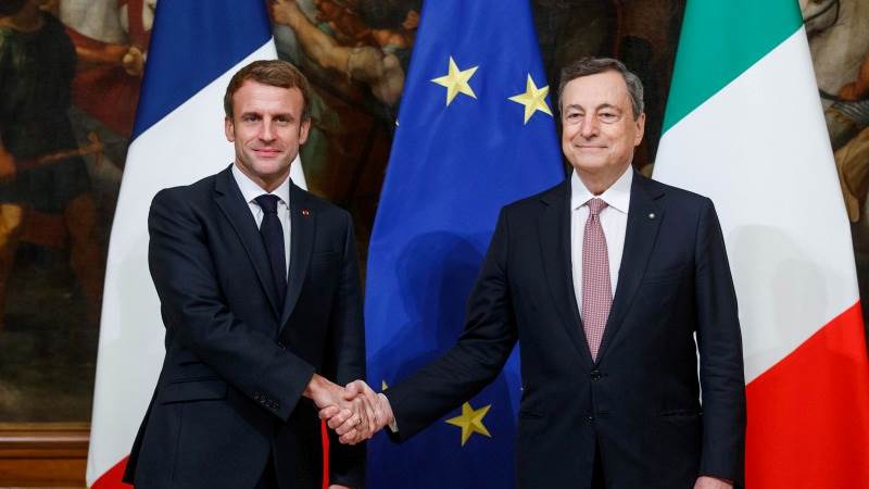 Draghi, Macron call for EU fiscal rule overhaul