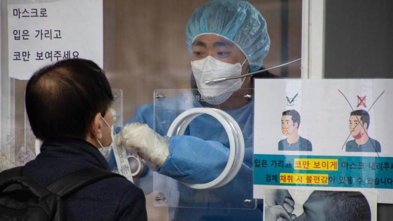 S. Korea’s COVID cases fall below 5,000