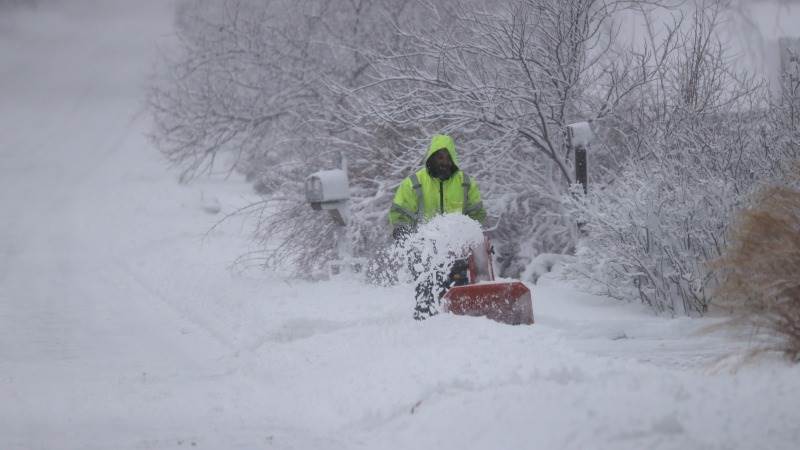 USA: Blizzard conditions in the Northeast