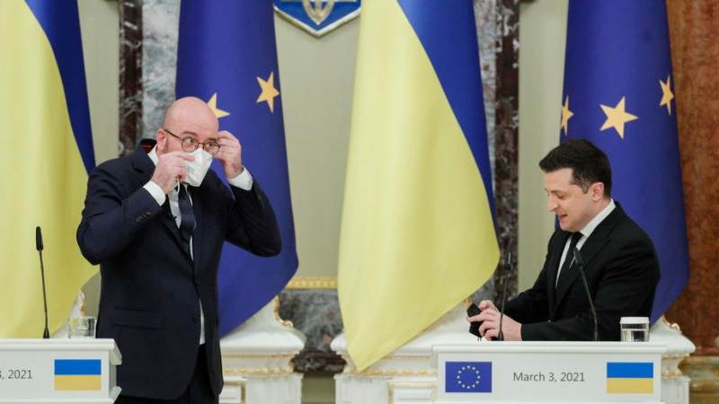 Zelensky, Michel talk Ukraine situation