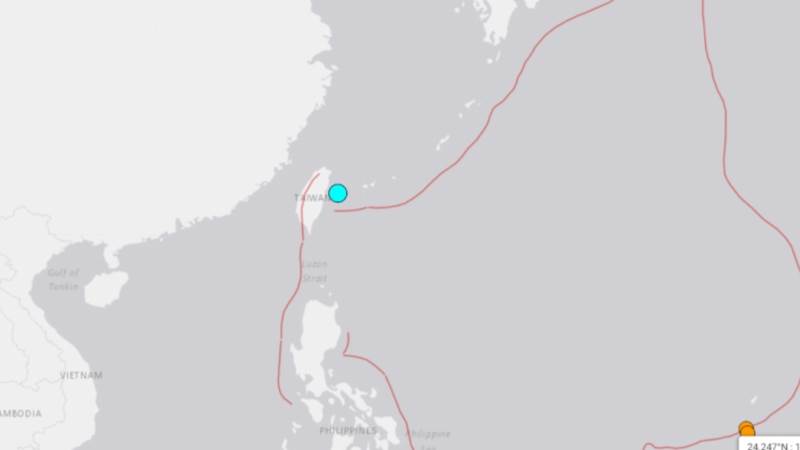 5.6-magnitude quake strikes Taiwan