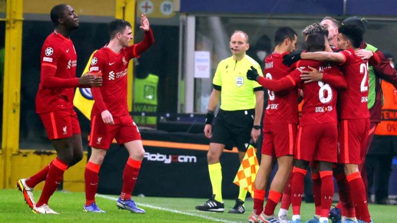 Liverpool defeat Inter 2-0 in CL knockout stage