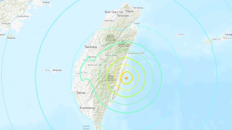 6.7-magnitude earthquake hits Taiwan