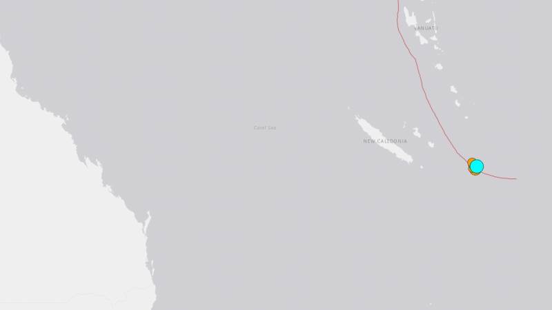 7-magnitude earthquake hits New Caledonia