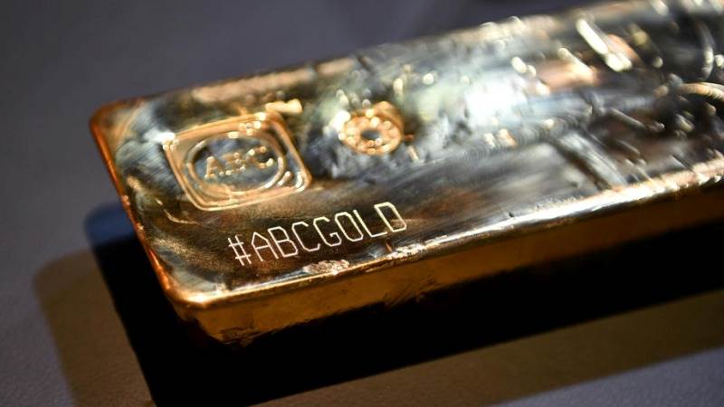 Gold up after dollar weakens