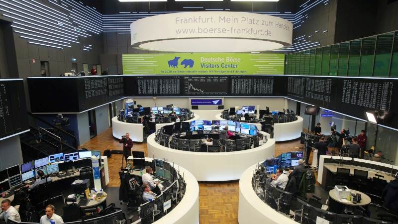 Europe closes lower on data reports