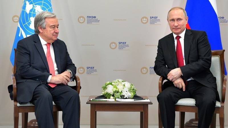 UN’s Guterres, Putin to meet on April 26 in Moscow