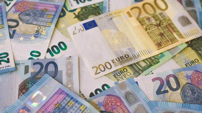 Euro hits two-year low against the dollar