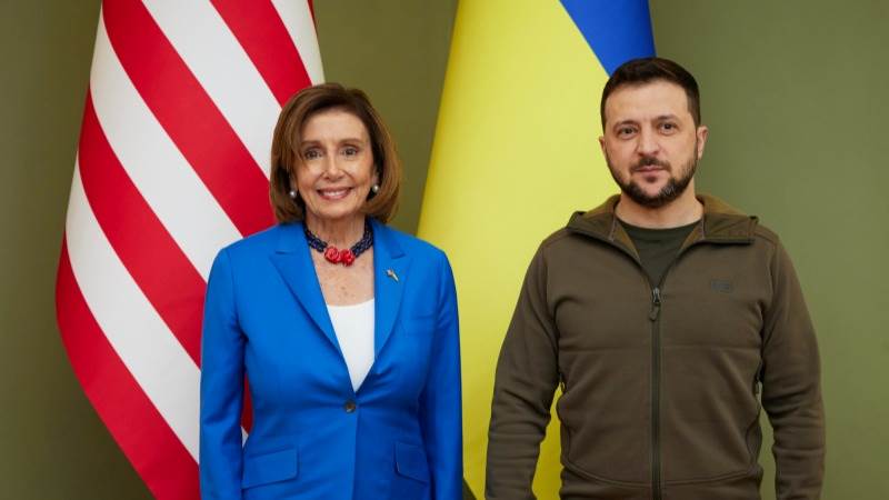 Pelosi confirms talks with Zelensky in Kiev