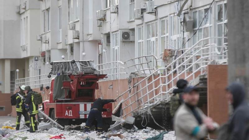 Russian forces strike Odessa airport