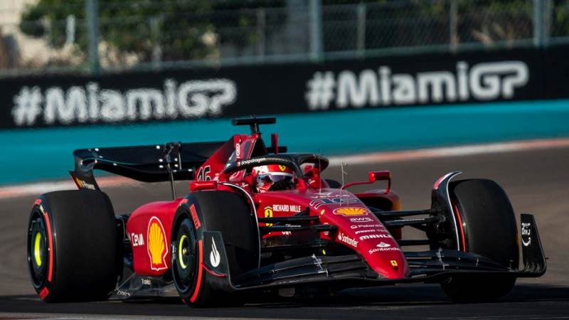 Leclerc takes pole in Miami GP qualifying