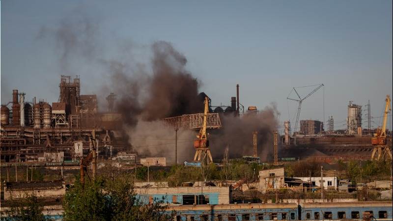 At least 100 civilians still at Azovstal plant – official