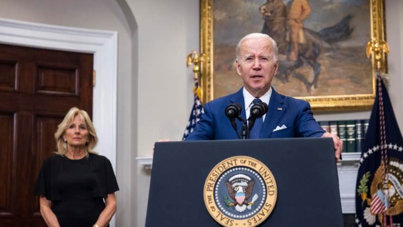 Biden condemns Texas school shooting