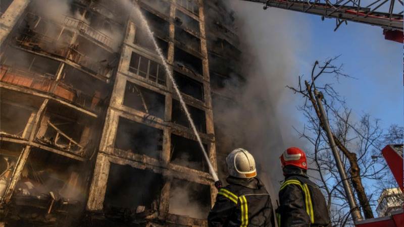 Fire breaks out at plant in Kharkiv after Russian shelling – Ukraine