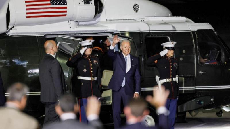 Biden arrives in Germany ahead of G7 summit