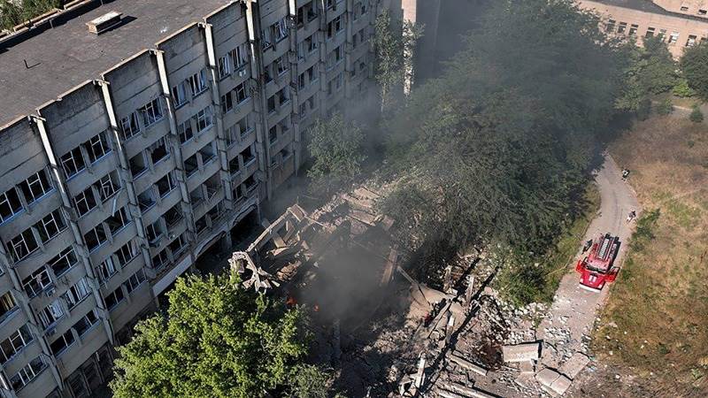 Donetsk shelled four times in 2 hours with NATO caliber