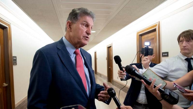 Manchin to support bill on inflation reduction