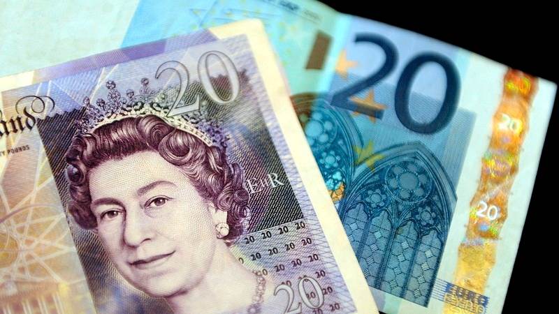 Pound declines against dollar, euro after GDP data