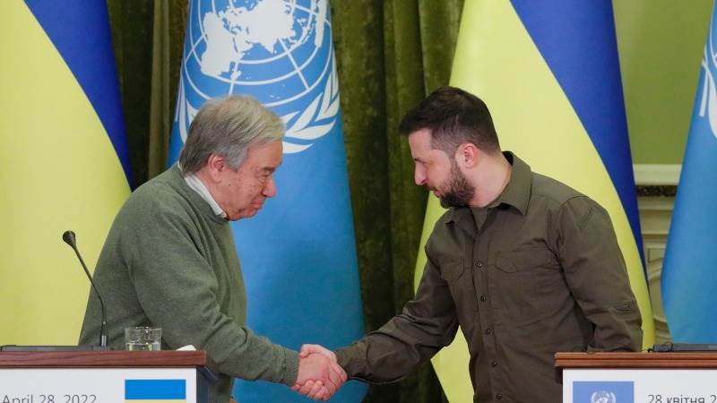 Guterres, Zelensky discuss Zaporizhzhia nuclear plant