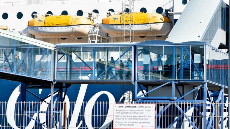 Ferry carrying 300 people near Sweden catches fire